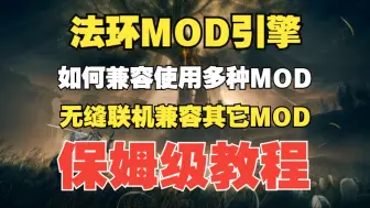 Download Video: 艾尔登法环MOD引擎，多种MOD共同使用共存，无缝联机mod兼容其它mod，皮肤mod安装教程，保姆级教程