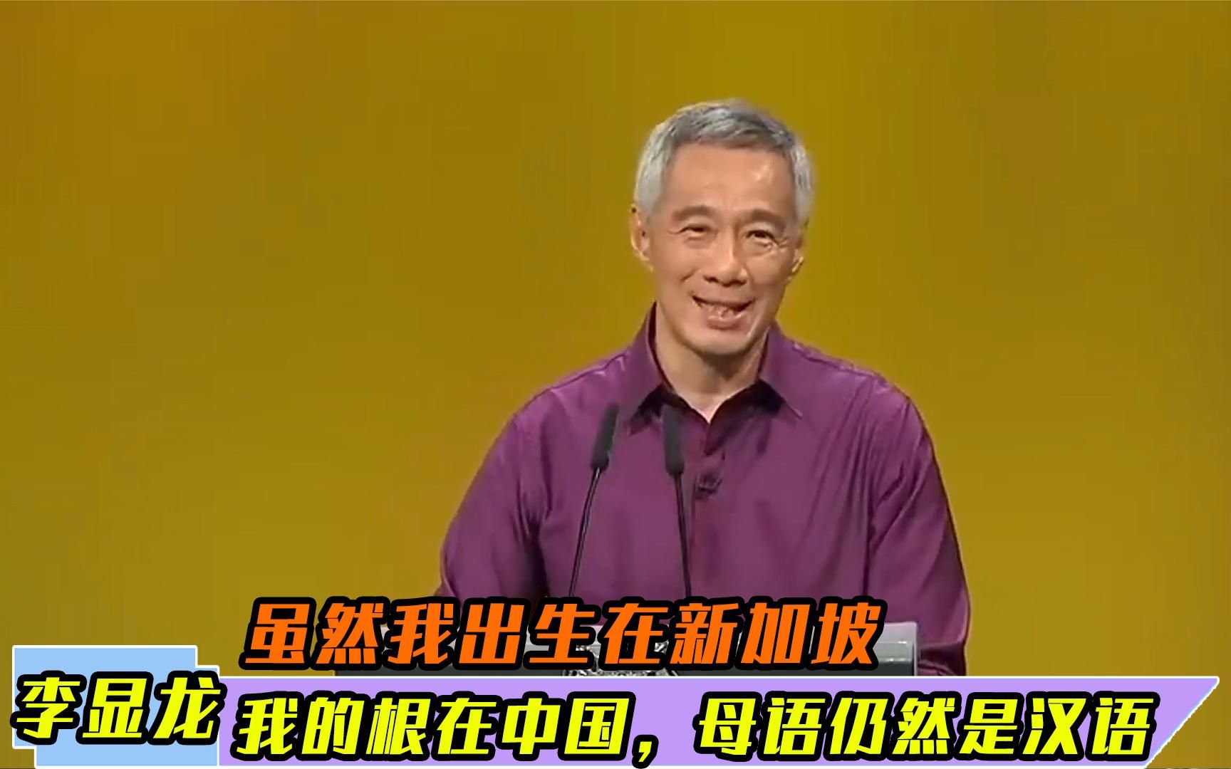 李显龙谈中国合集:虽然我出生在新加坡,但我的母语仍然是汉语!哔哩哔哩bilibili