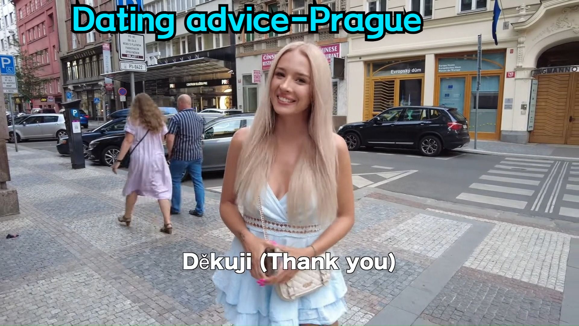 [图]【双语】捷克街头女生给男士们的约会建议(2) | Interviewed Beautiful Women in Prague part2