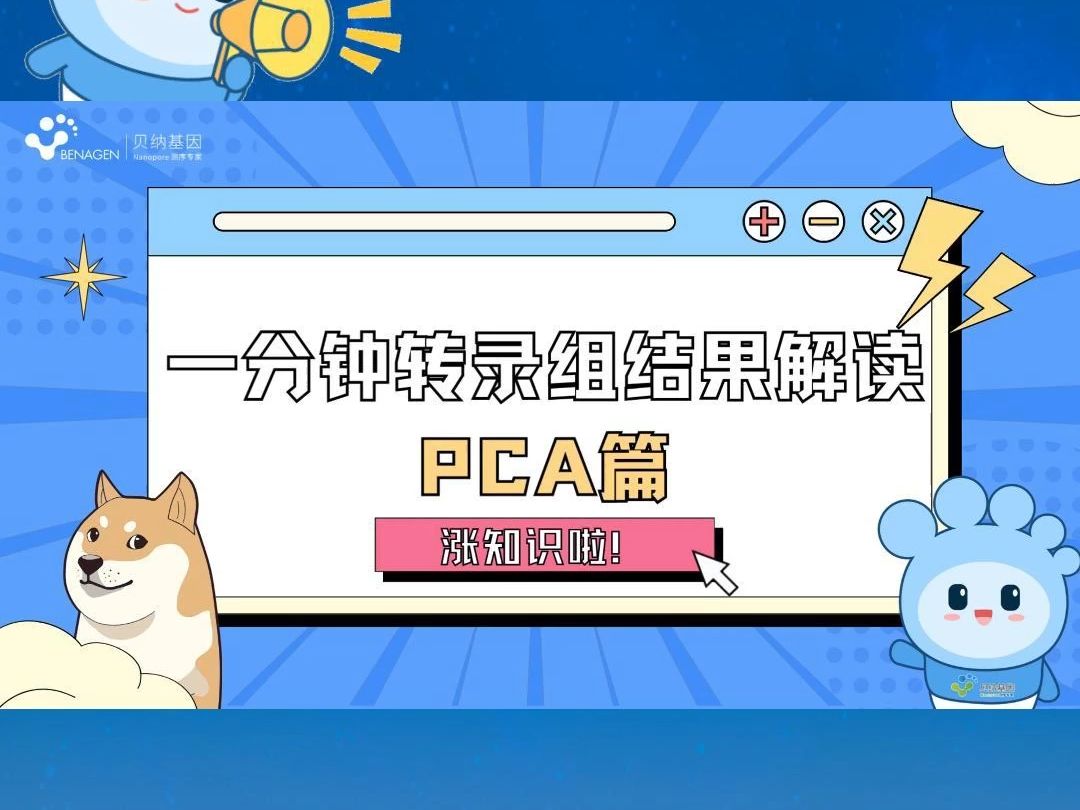 一分钟转录组结果解读——PCA篇哔哩哔哩bilibili