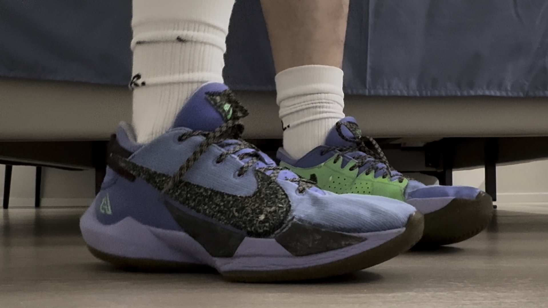 字母哥freak2 全明星配色上脚