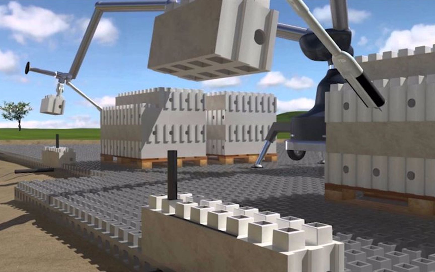 又见新建筑材料,高效低能耗的新型智能砖,一种新的建造方式!