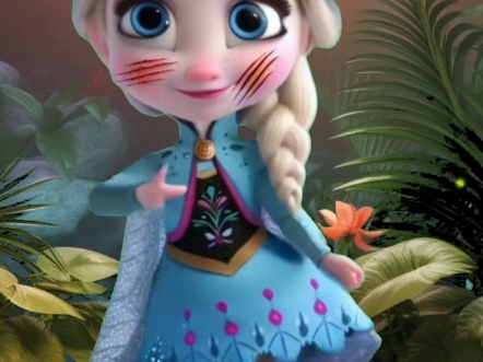 艾莎公主跳科目三