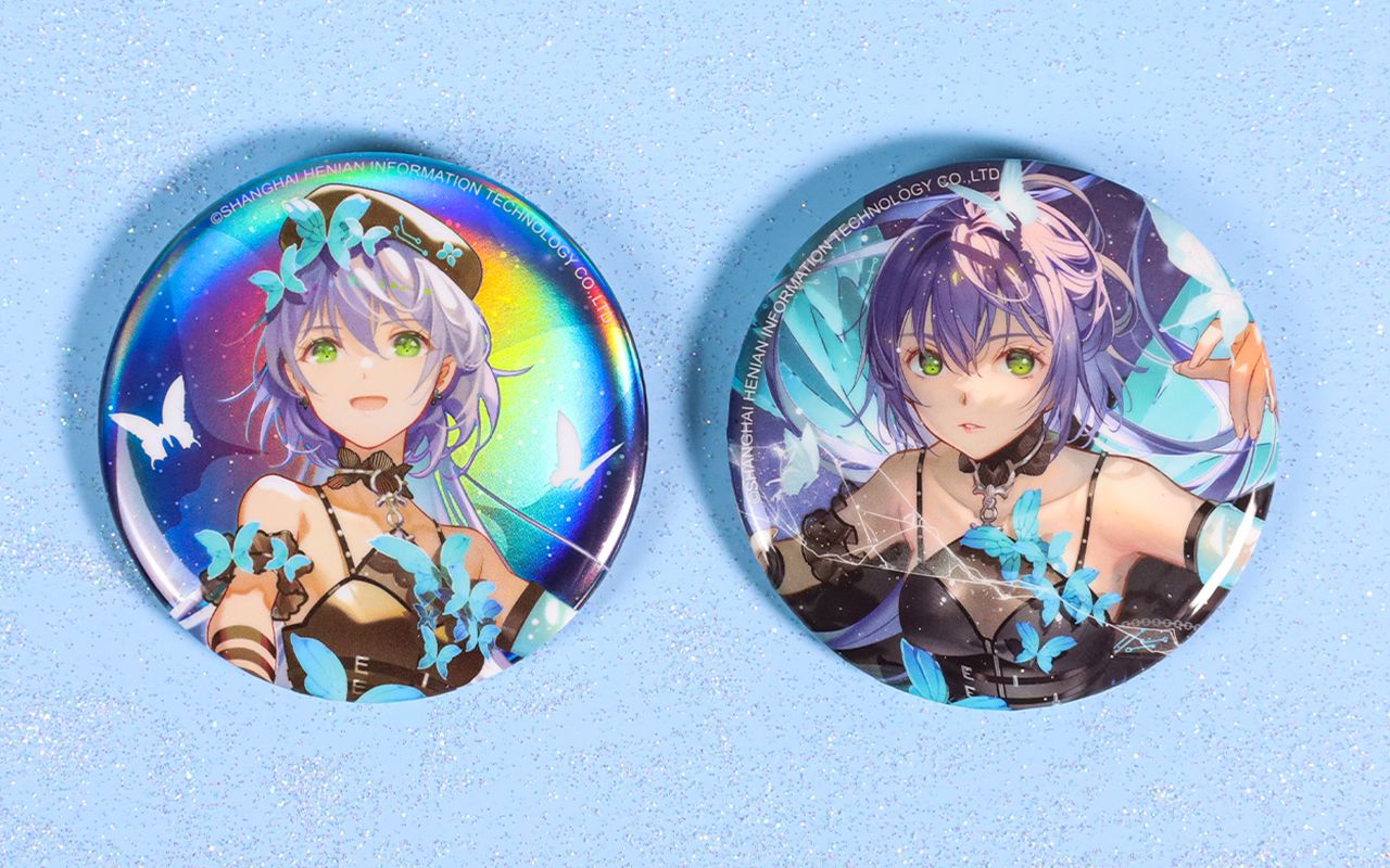 萌盒 vsinger 洛天依 生日系列 马口铁徽章