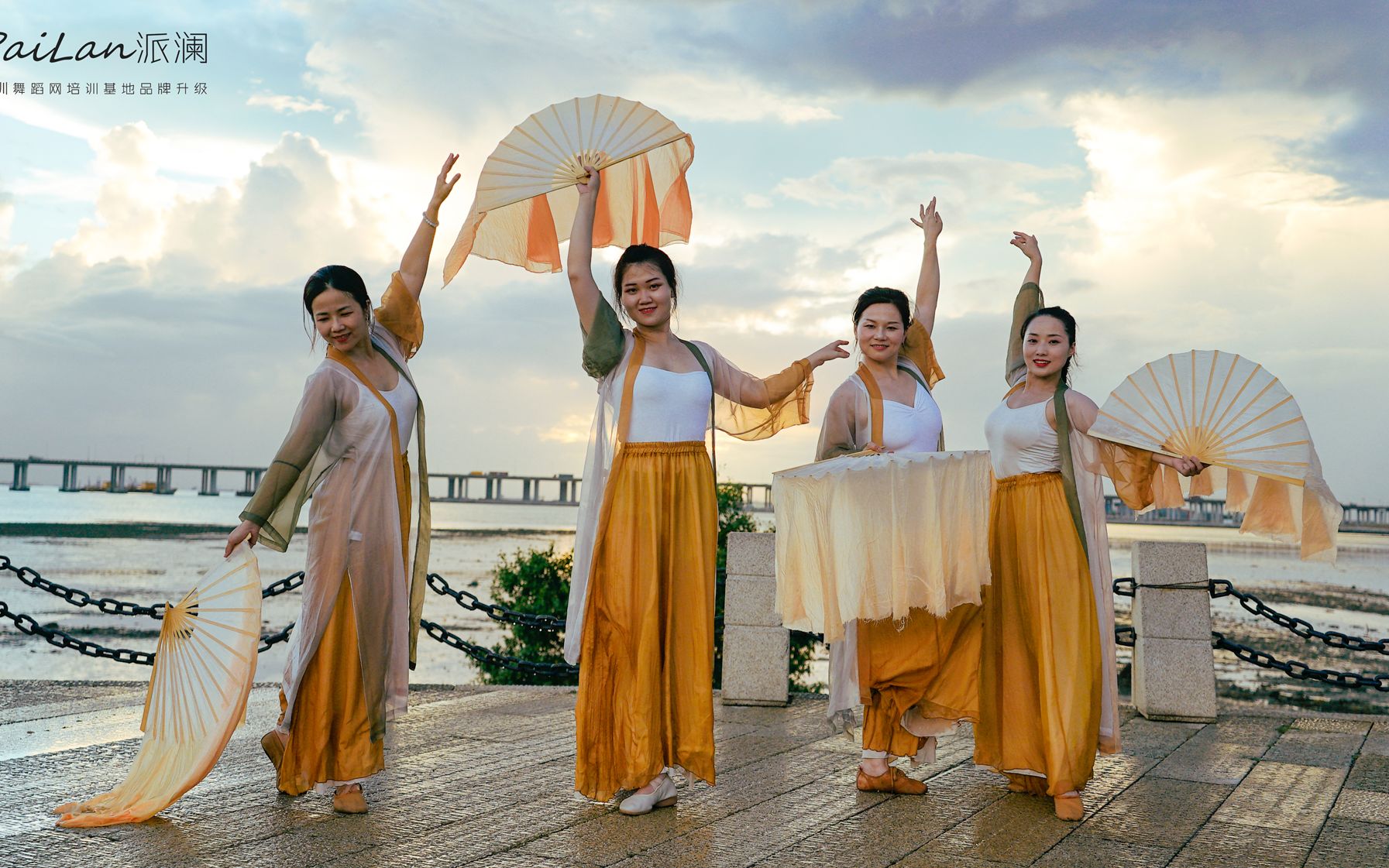 派澜舞蹈南山南配上古典舞原来这么美绸扇飘飞意境满满