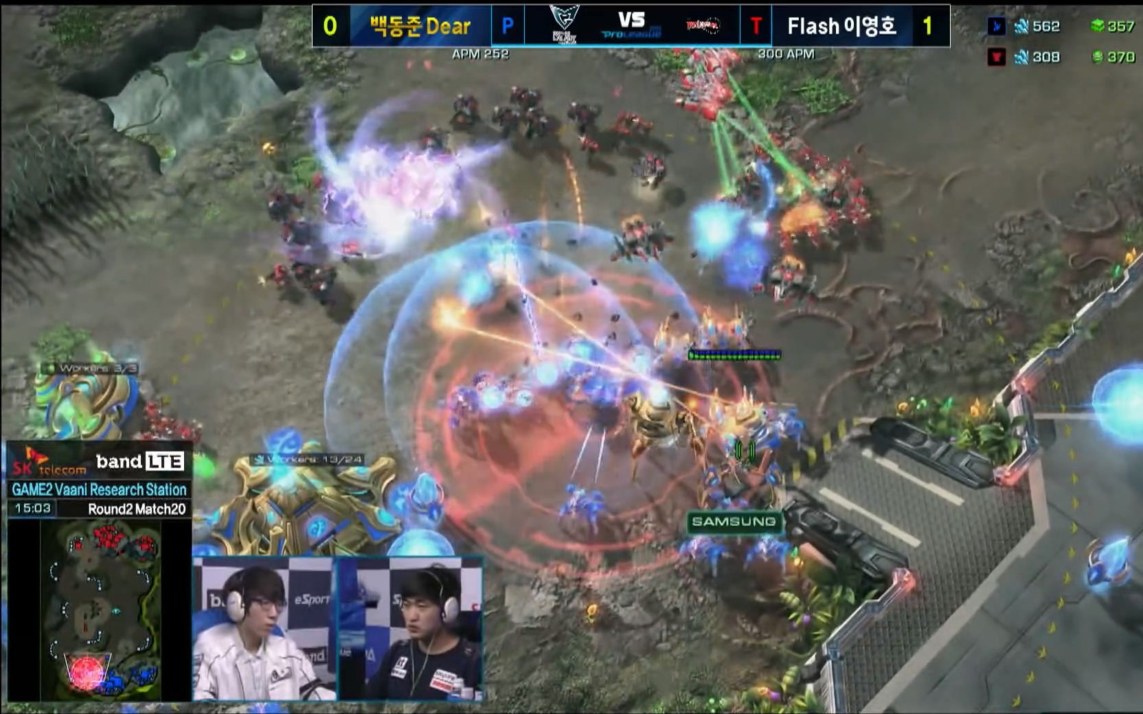 【星际2】死亡冲锋李永浩FlaSh(T) vs 亲本Dear(P) 2015年SPL KT vs. SSG哔哩哔哩bilibili