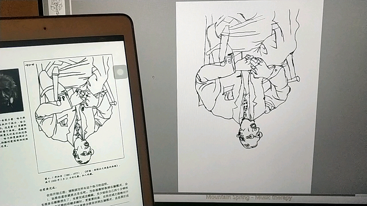 [图]像艺术家一样思考/五天学会绘画，倒着画果然有特殊效果