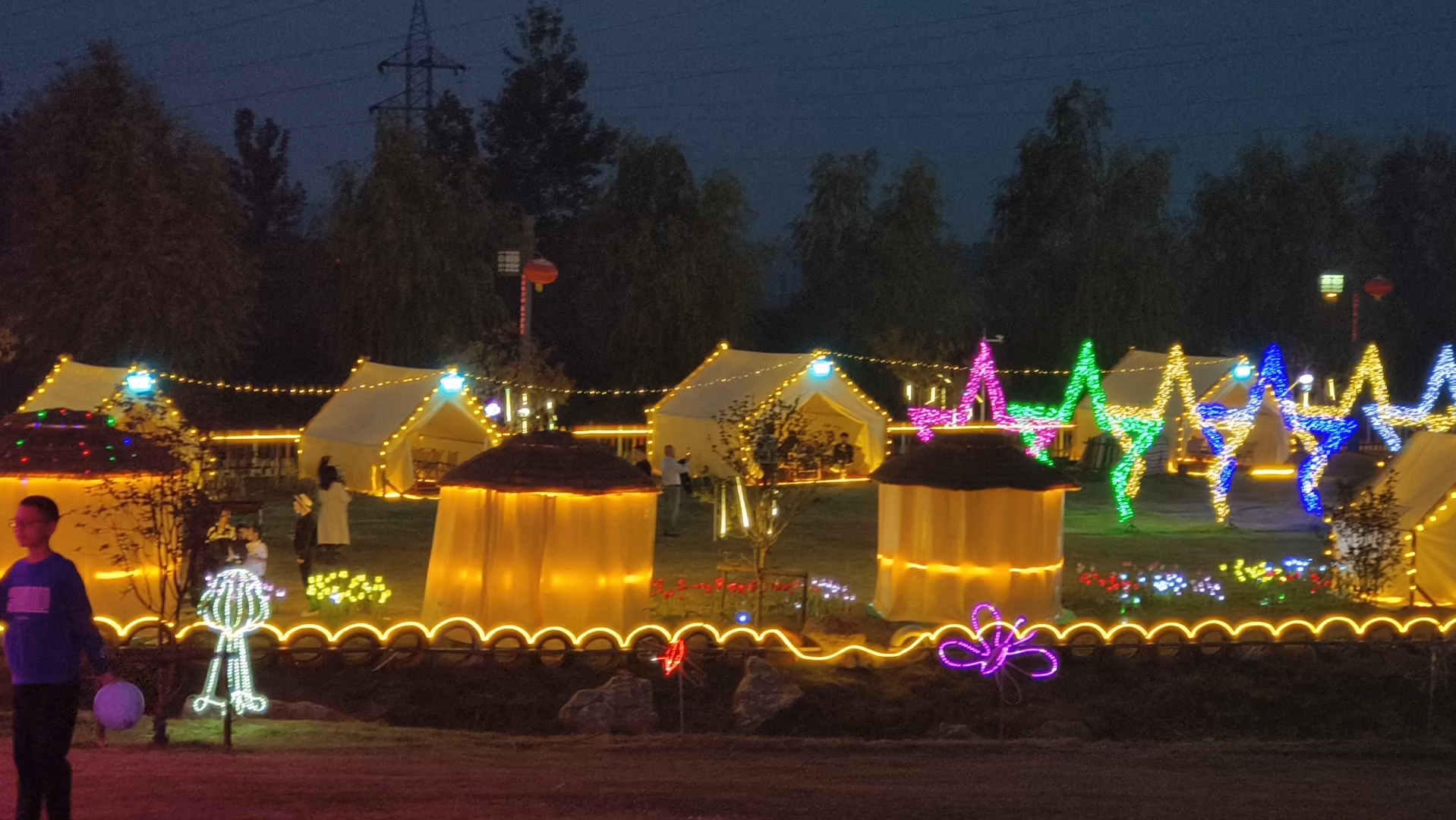 寿县古城夜景:时光的诗篇,夜晚的画卷