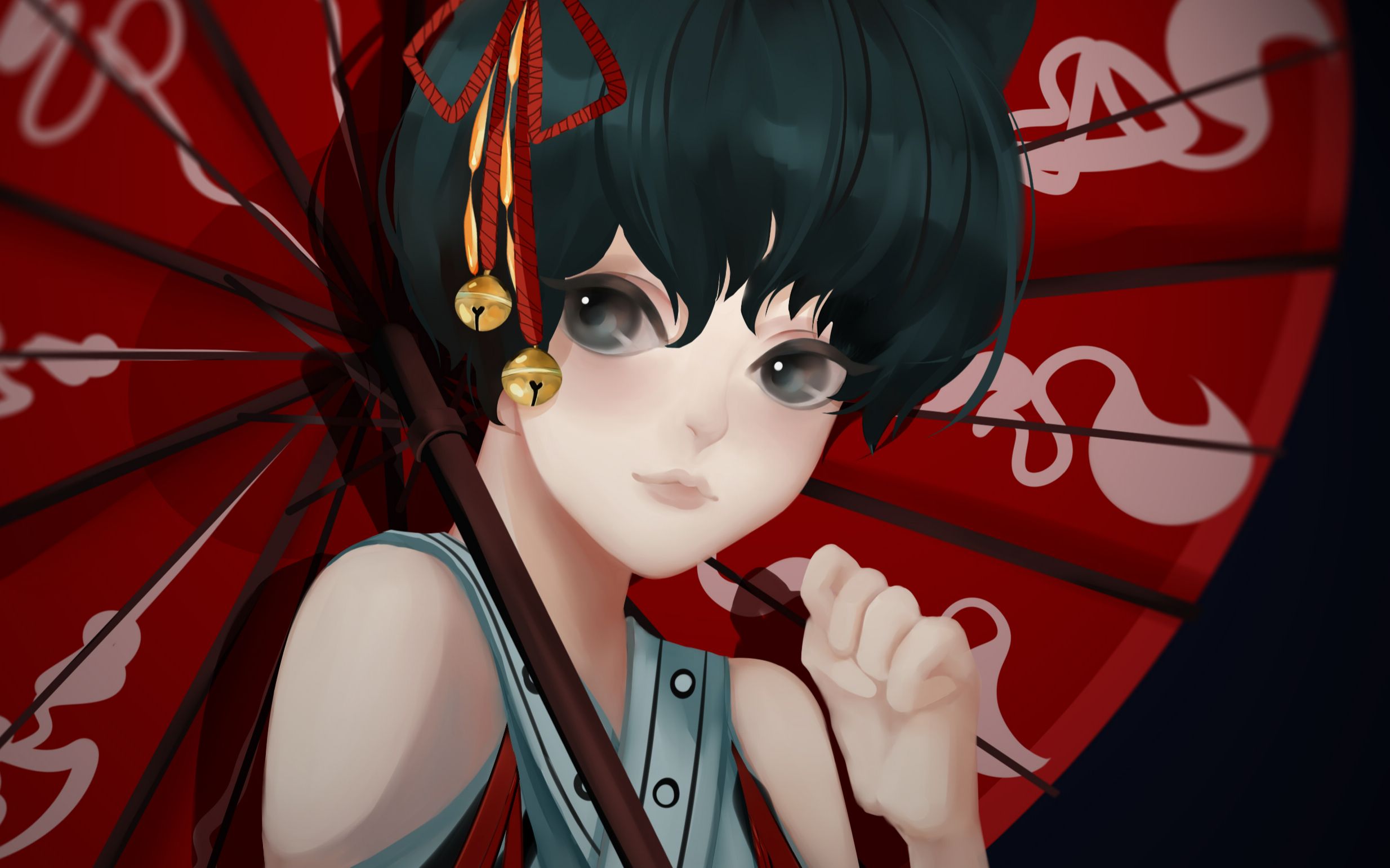 摸一只黑猫少年