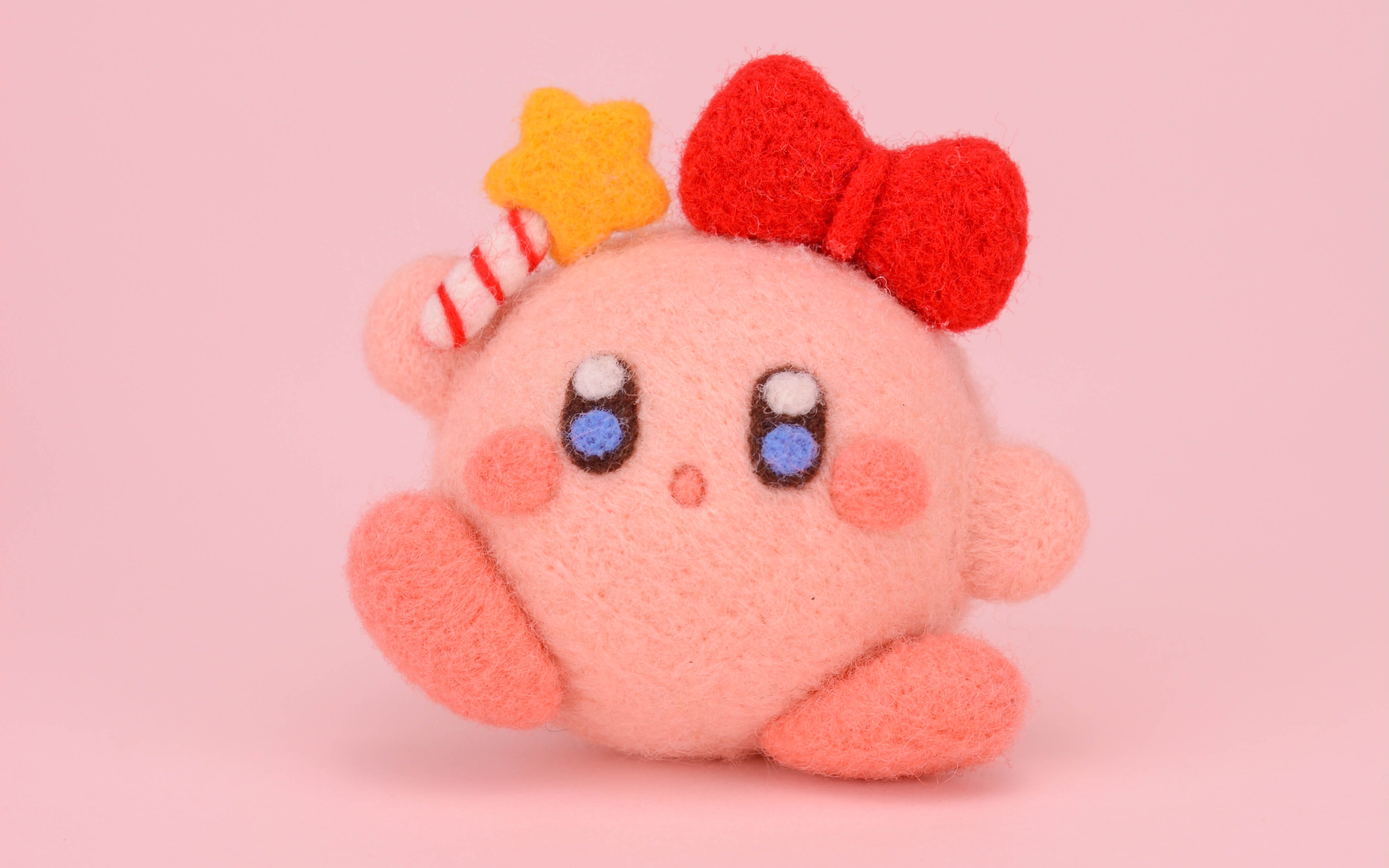 【羊毛毡星之卡比】完整版视频教学丨解压手工_哔哩哔哩_bilibili