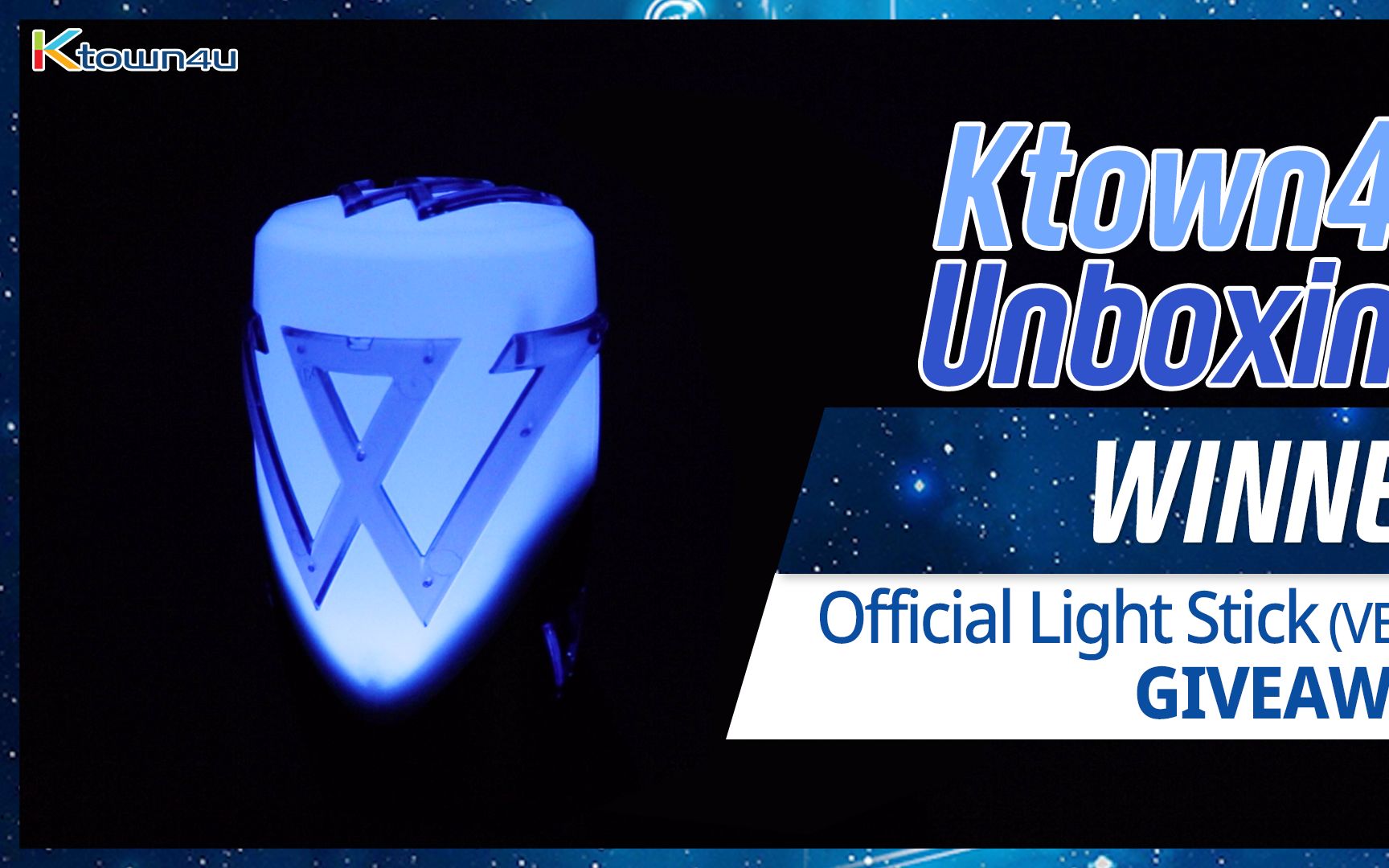 winnerofficiallightstickver2全新官方应援棒2代拆箱视频ktown4u
