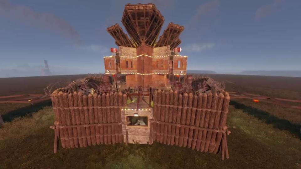 rust建筑彼岸花独狼建筑设计便宜实用的三分离在线防守房