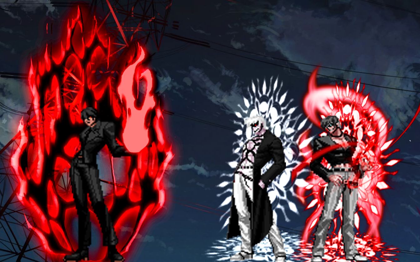 【mugen】:恶魔-鬼牌(恶魔幽灵牌)vs白炎大蛇八神_哔哩哔哩_bilibili