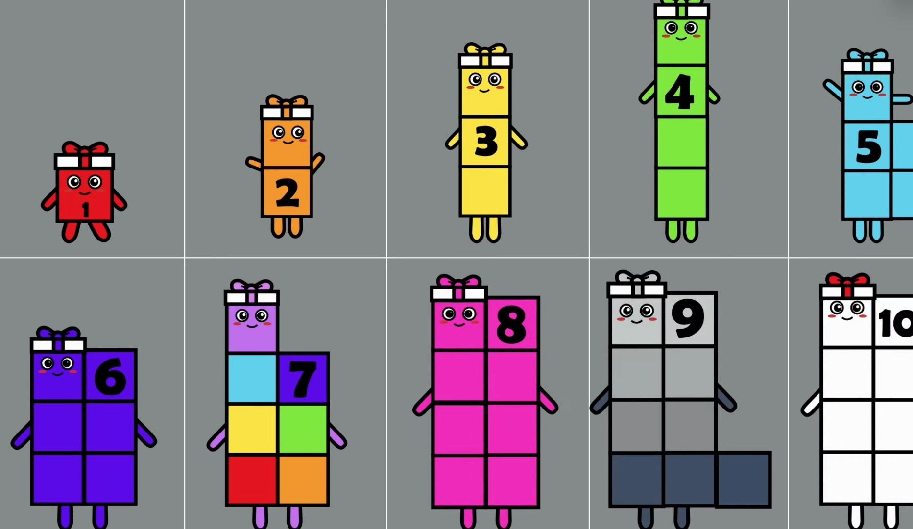 数字方块学数数立方体 颜色形状 宝宝早教数学启蒙 英语益智动画短片Numberblocks哔哩哔哩bilibili