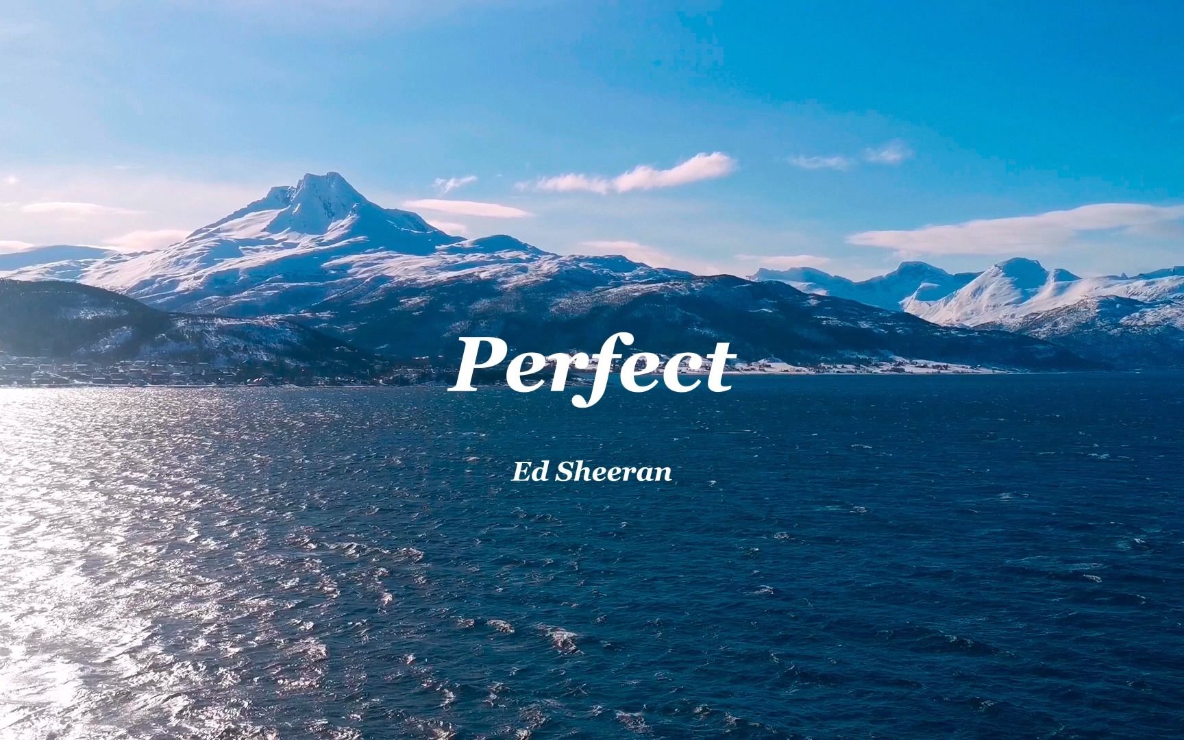 [图]有毒！这歌一听到就有要结婚的冲动《Perfect》暴露了，我还在单身～