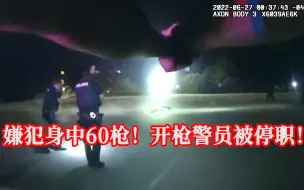 Скачать видео: 138期：黑人嫌犯身中60枪死亡！8名开枪警员遭到停职！【执法记录仪全视角版本】