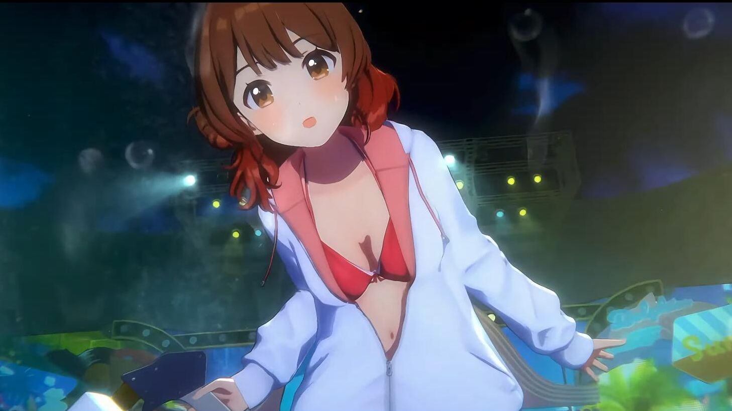 花海佑芽 夏活 泳装mv 4k60最高画质「キミとセミブルー」kimi to