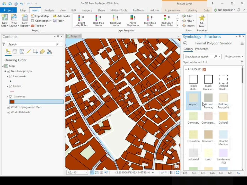 第二章:arcgis pro圖層符號設定與編輯