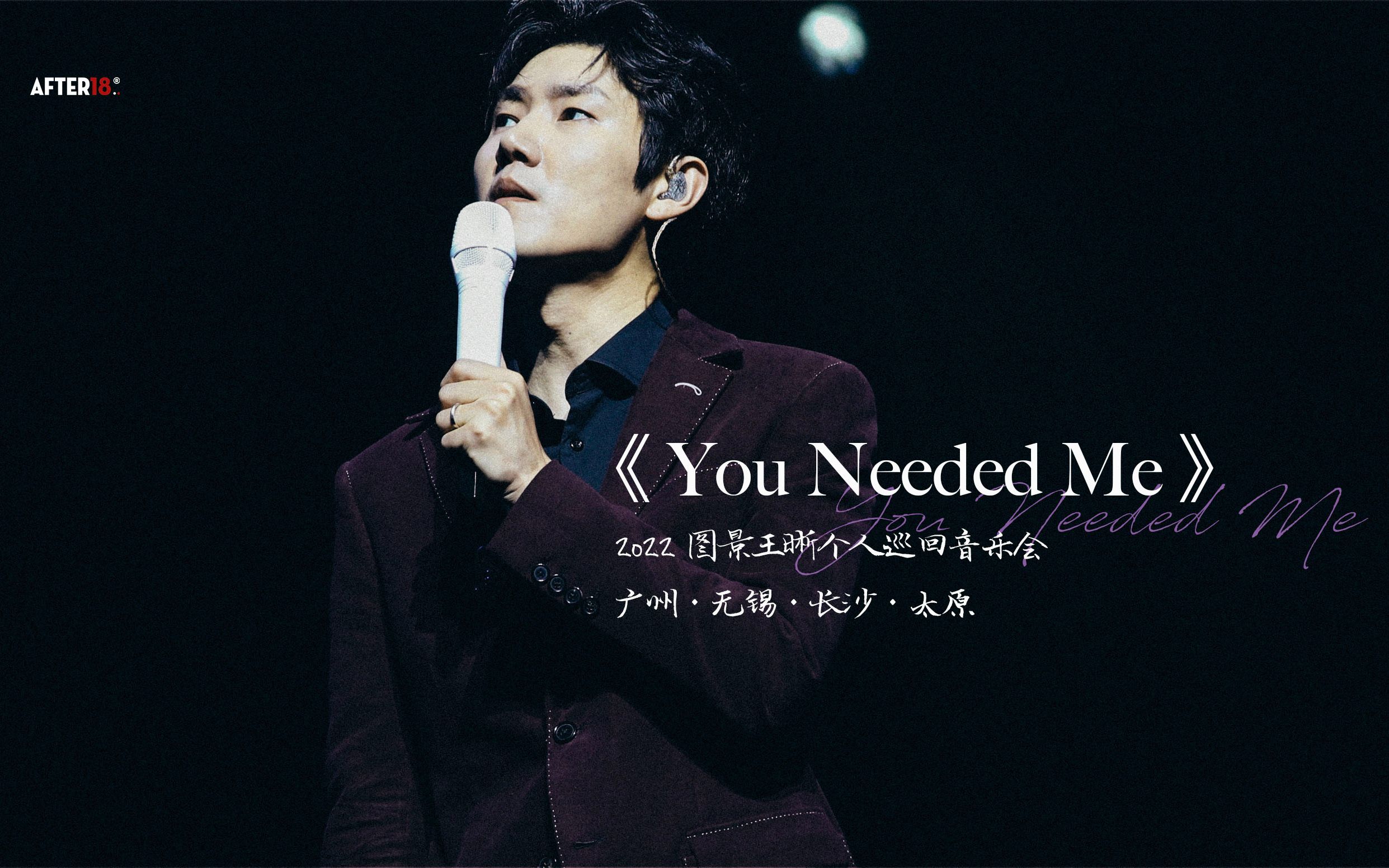 [图]王晰《You Needed Me》【4K字幕混剪】【2022图景王晰个人巡回音乐会】