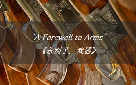 美国文学——A Farewell to Arms” 《永别了,武器》哔哩哔哩bilibili