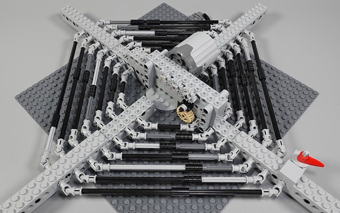 制作最长的乐高万向轴