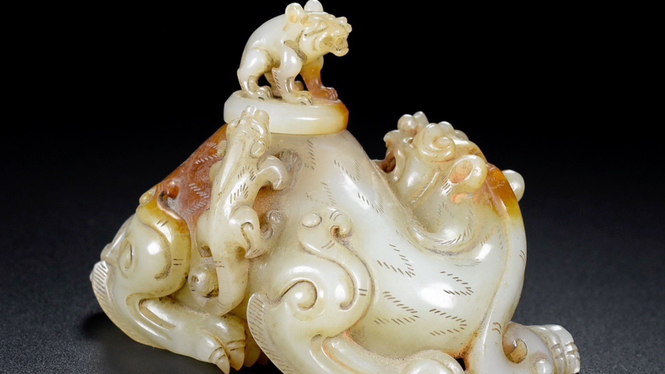 古玉老玉和田玉 兽尊