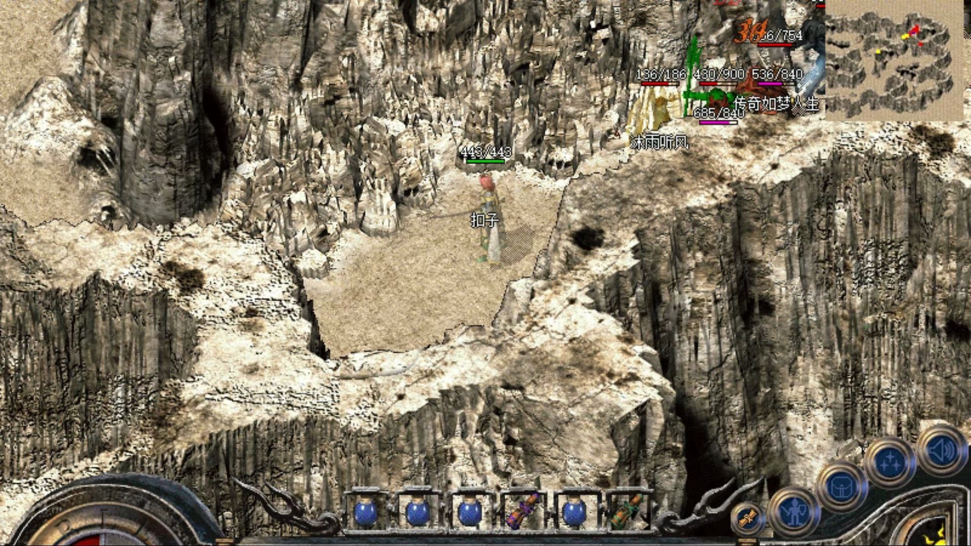 热血传奇带着大勇清奴隶怪这里祖玛件爆率比祖玛怪爆率还高