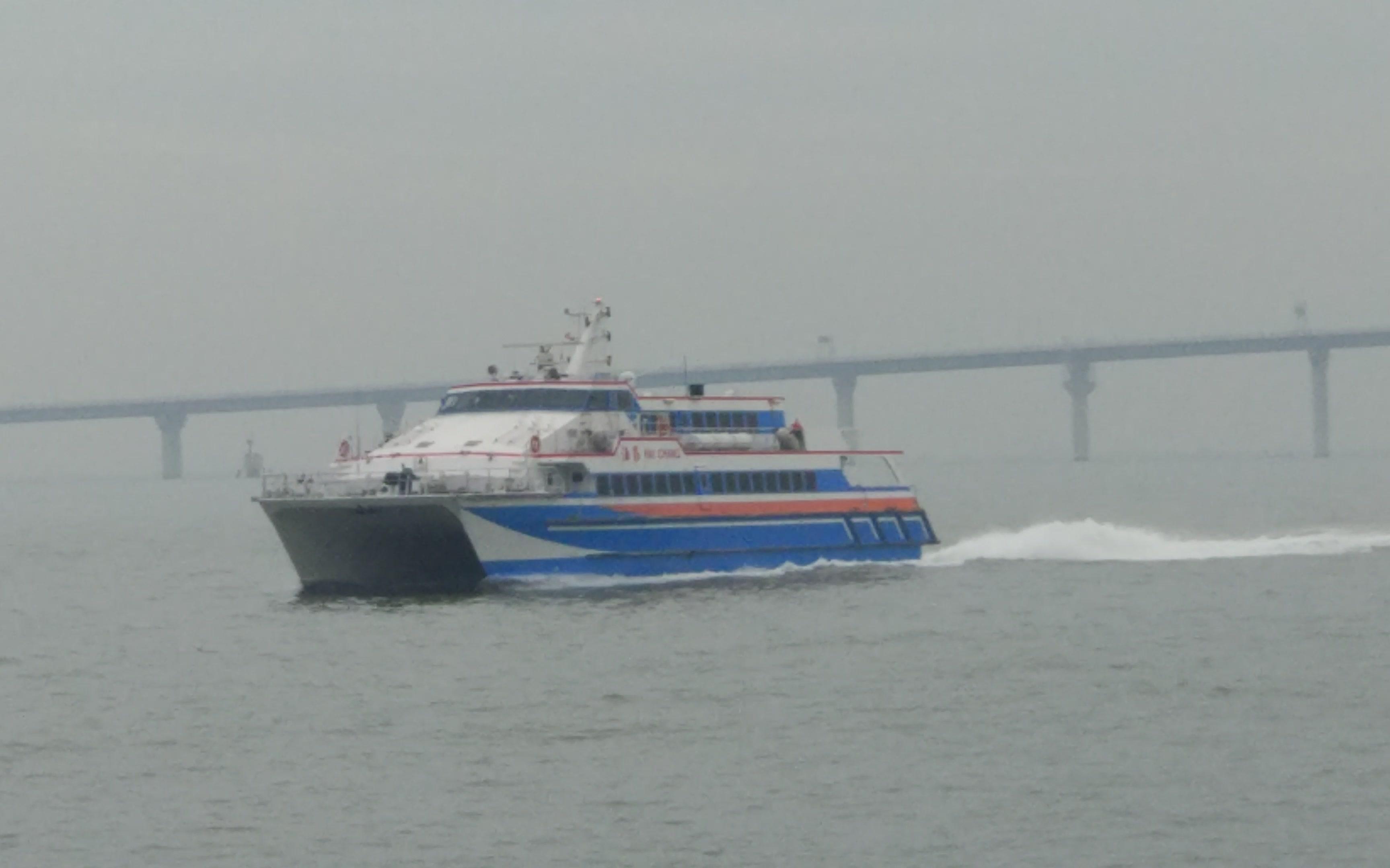 [Austal 39.9M Catamaran]珠海高速客轮有限公司 海昌 HAI CHANG 九洲港入港哔哩哔哩bilibili