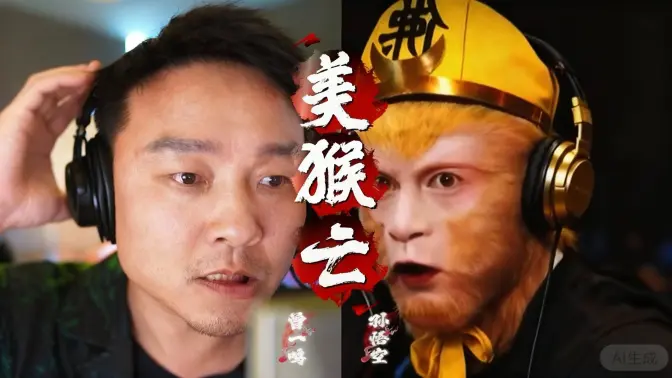 人类大战AI 真人疯魔演唱《美猴亡》