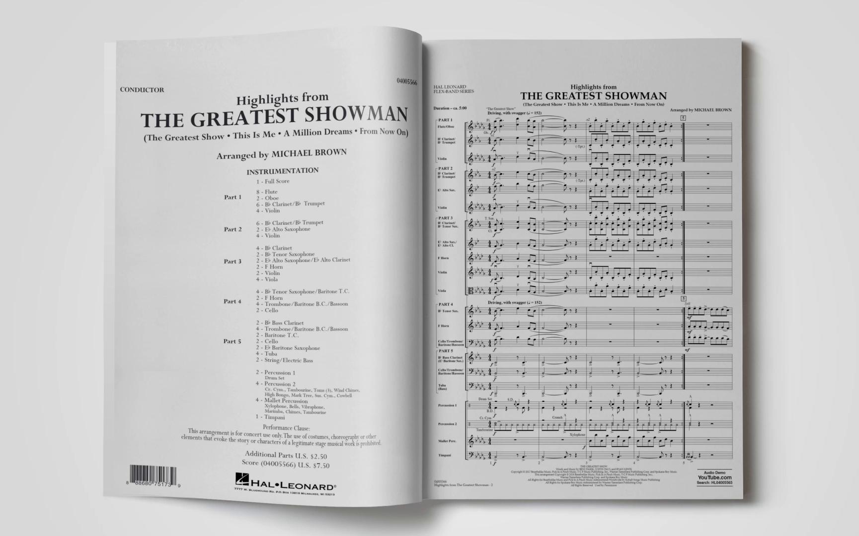 [图]马戏之王-Highlights from The Greatest Showman 灵活编制作品