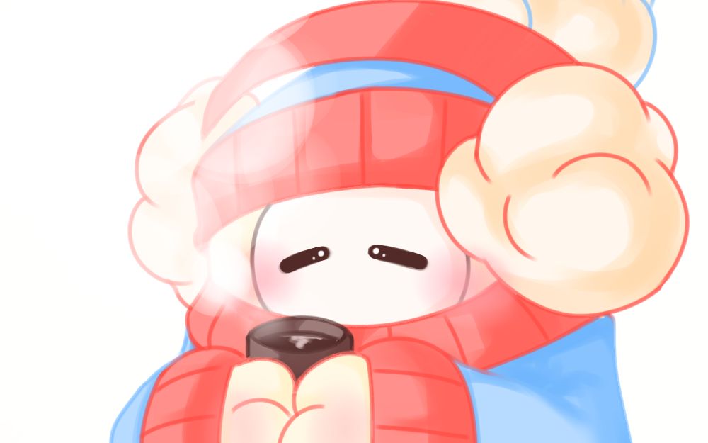 【糖豆人绘画】来一杯热可可吗?_哔哩哔哩_bilibili