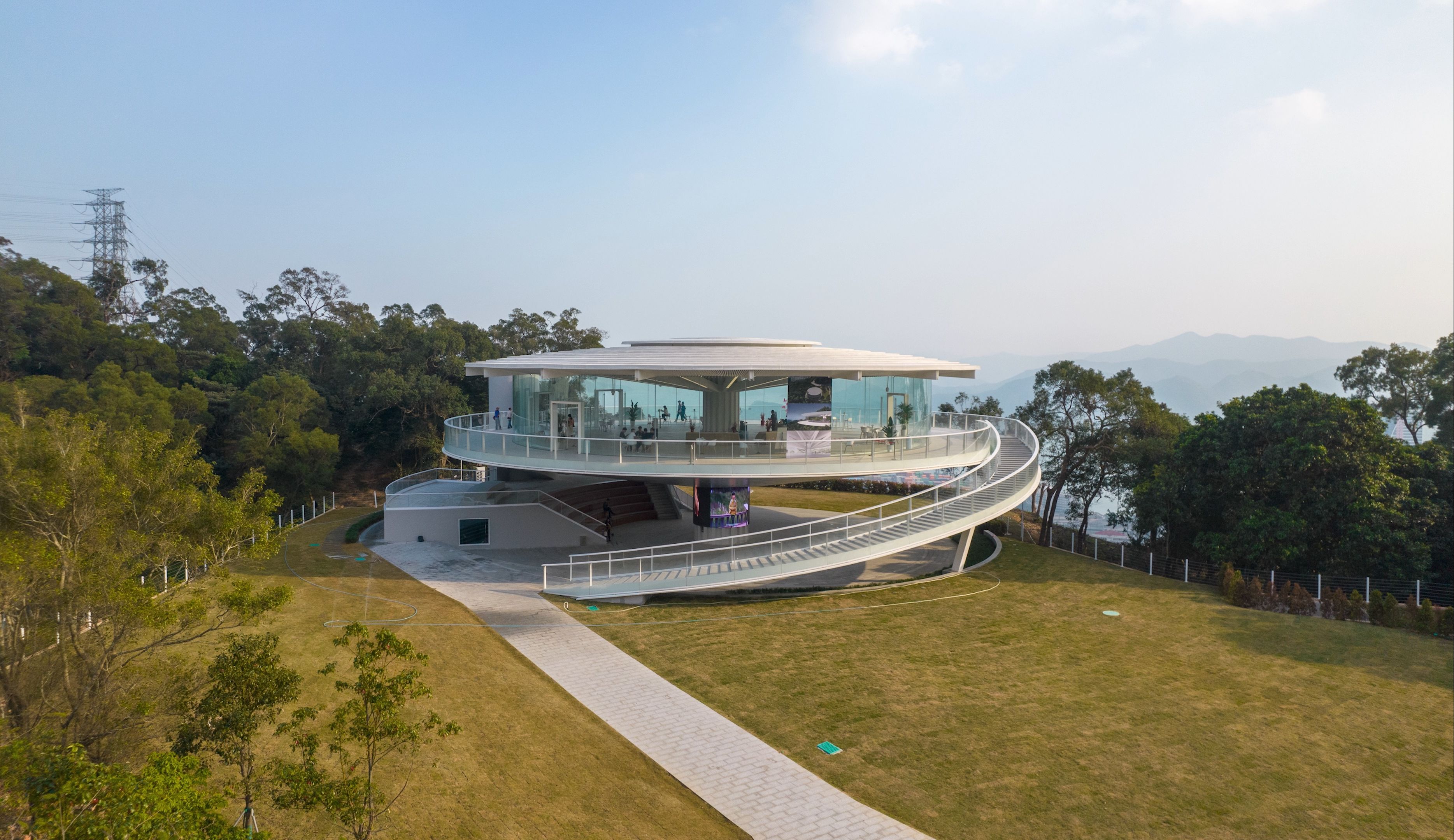 航拍 . 深圳恩上湿地公园