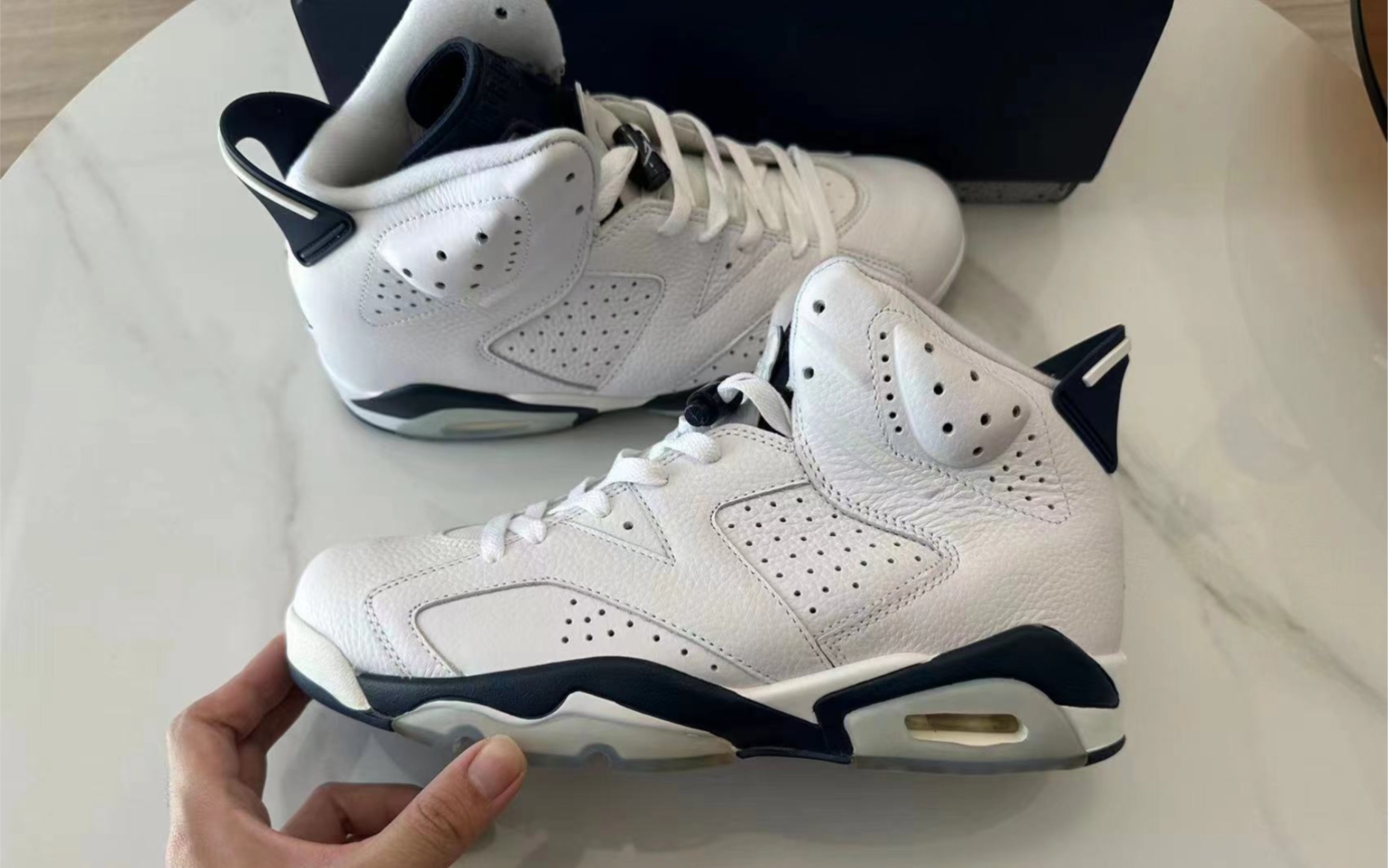 aj6午夜蓝,42.5全新,鞋底微氧化,便宜出