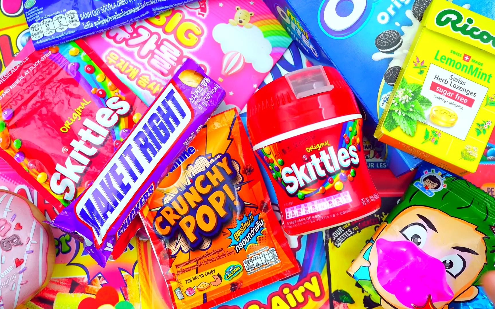 试吃西瓜味,梨子味糖果