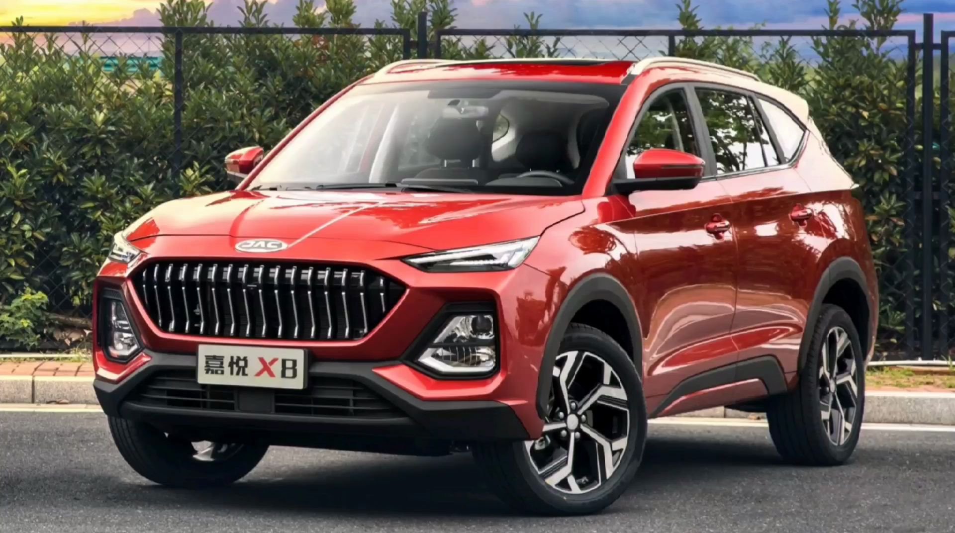 江淮嘉悦x8在成都车展首发亮相,更换全新logo,外观造型更前卫_哔哩