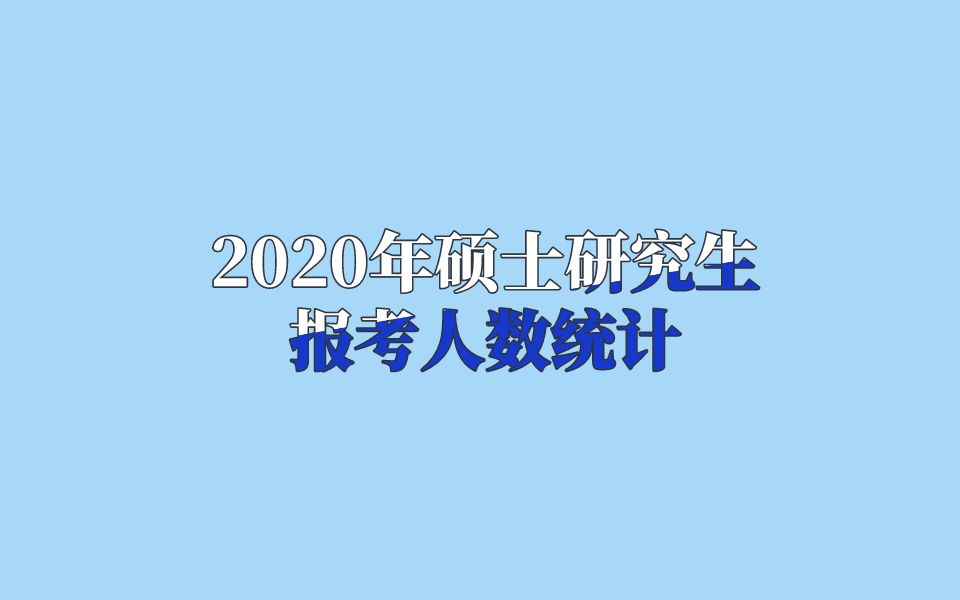 考研报考人数最新统计,考研人太难了!看你扎堆了没有?哔哩哔哩bilibili