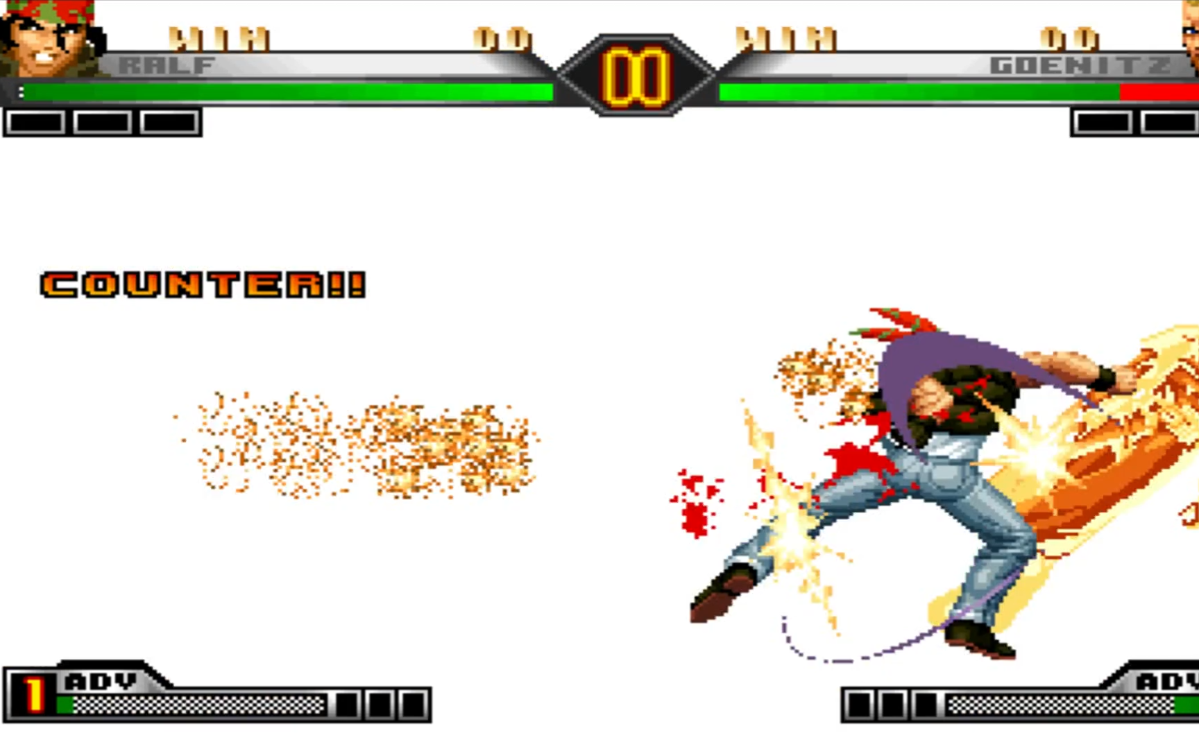 拳皇98um史上血量最厚boss宇宙幻影也是刮痧