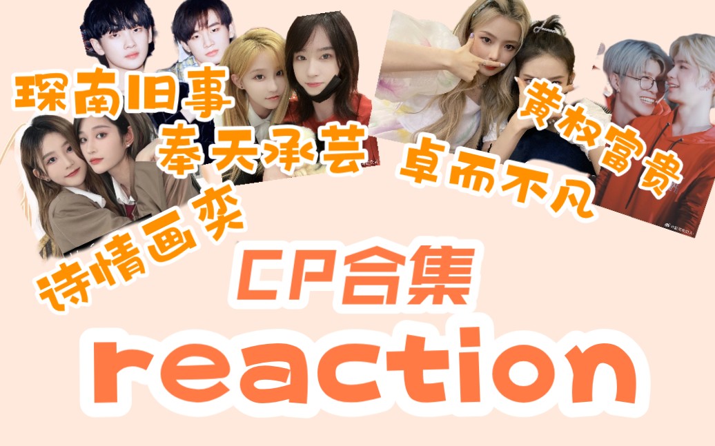 【cp合集 reaction】救命啊!现在的cp都这么大胆的吗?(诗情画奕/卓而不凡/皇权富贵/奉天承芸/琛南旧事)哔哩哔哩bilibili