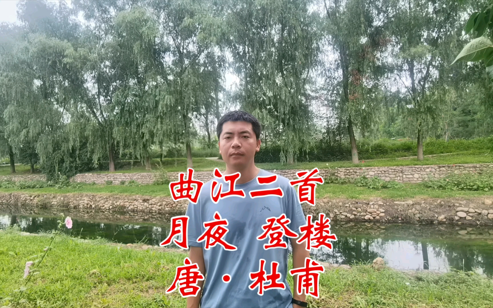 曲江二首月夜 登楼唐·杜甫