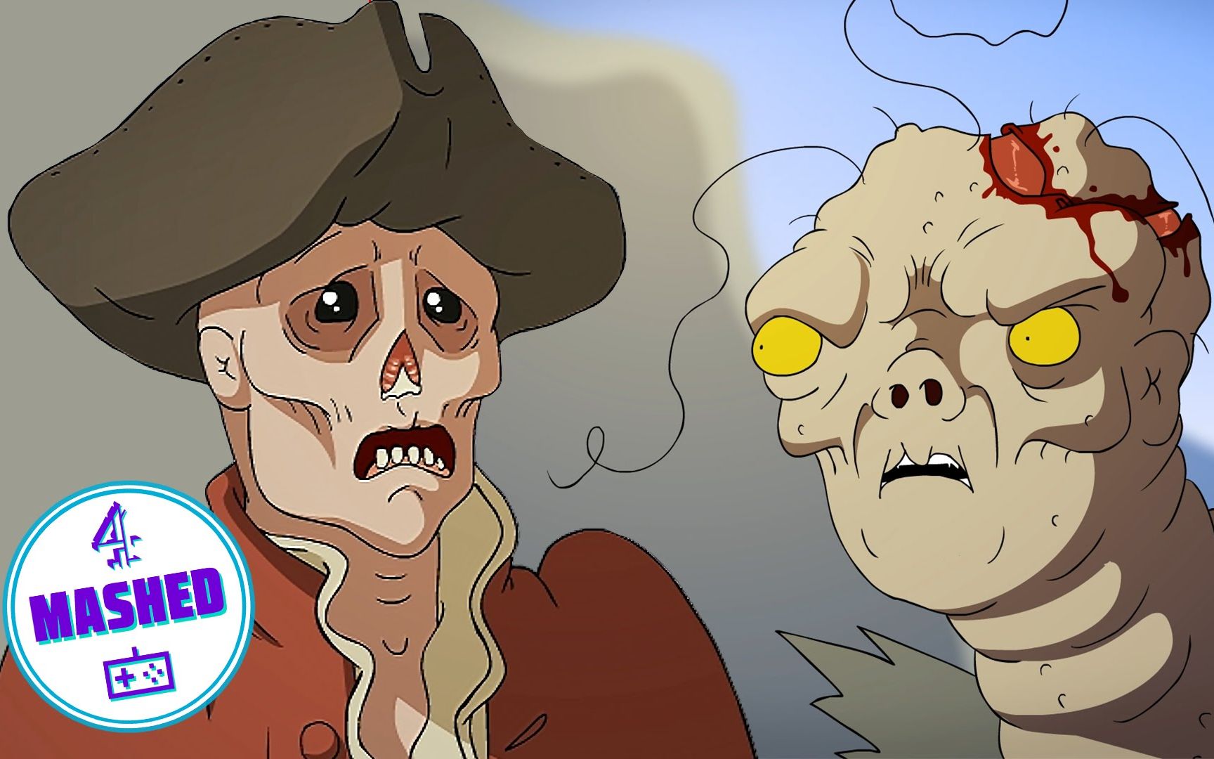 mashed辐射4动画短片:被尸鬼讨厌的汉考克【中文字幕】