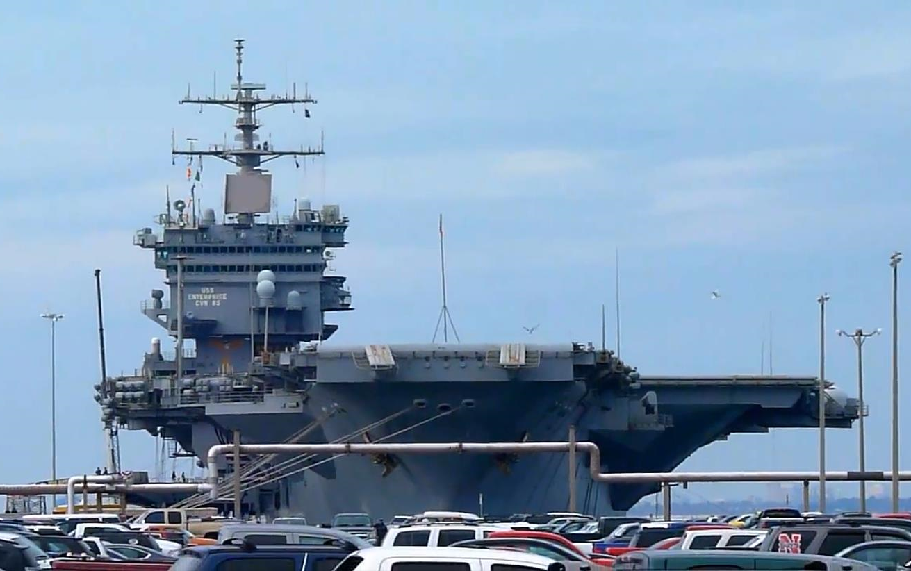 【诺福克海军基地】最后一次登舰参观 — "企业"号(cvn-65)(2012/12)
