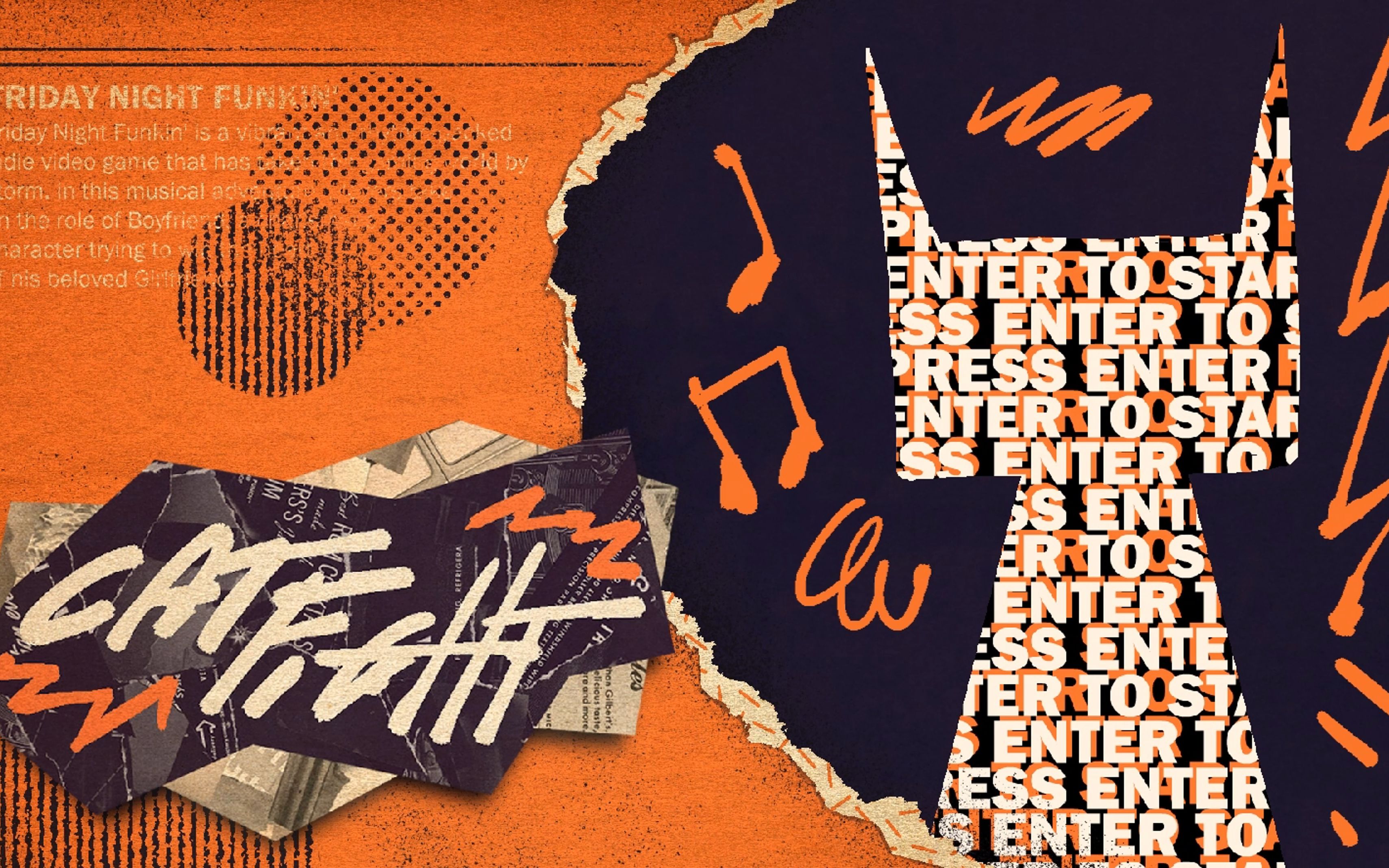 【fnf】超优质手绘风mod catfight /36 - 04 -マ猫斗全流程