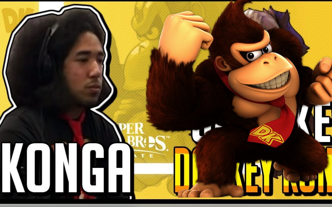 [图]KONGA的超神 森喜刚 任天堂明星大乱斗 KONGA MAKING DONKEY KONG LOOK _GODLIKE