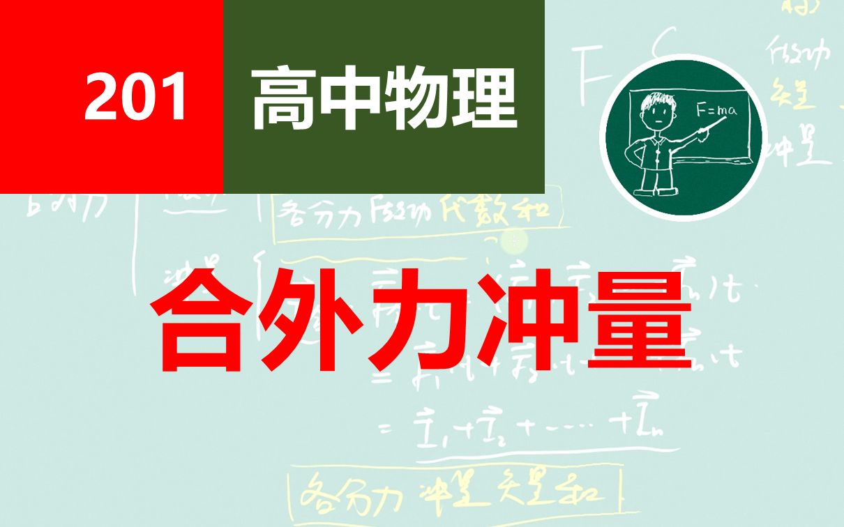 【高中物理】201合外力冲量哔哩哔哩bilibili