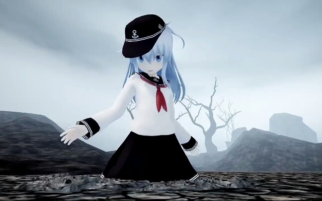 [图]【MMD】流沙的观察实验-陷入沼泽的响