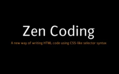 Zen Coding——让你快速编写HTML/CSS代码哔哩哔哩bilibili