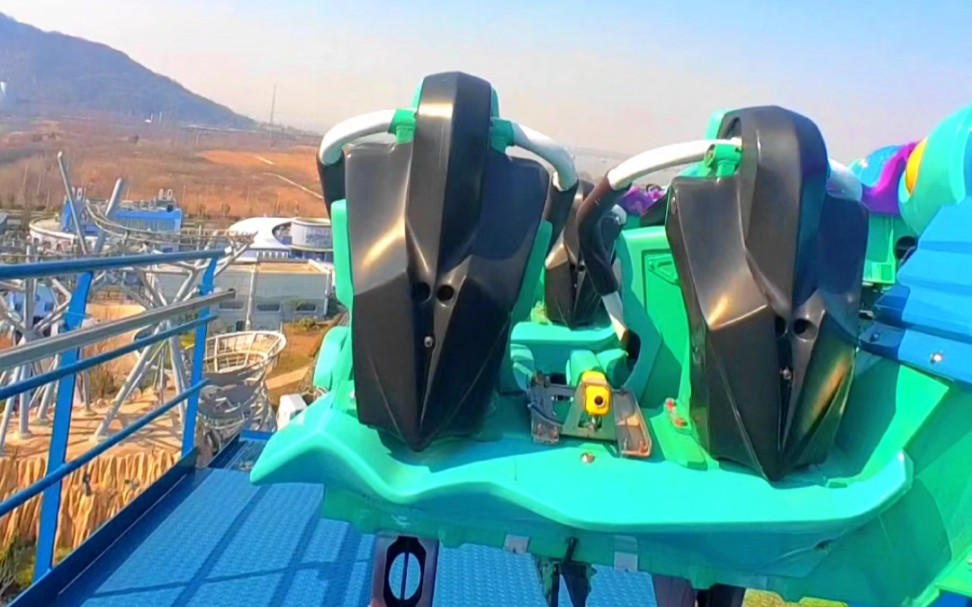 南京欢乐谷掠食者过山车第一视角