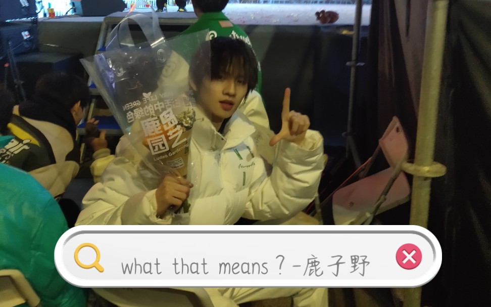 what that means?鹿子野哔哩哔哩bilibili