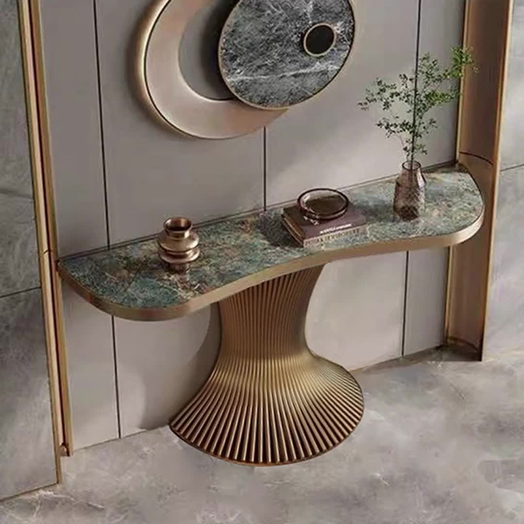 【26元券】小蛮腰轻奢玄关桌现代简约玄关台别墅进门入户玄关柜过道