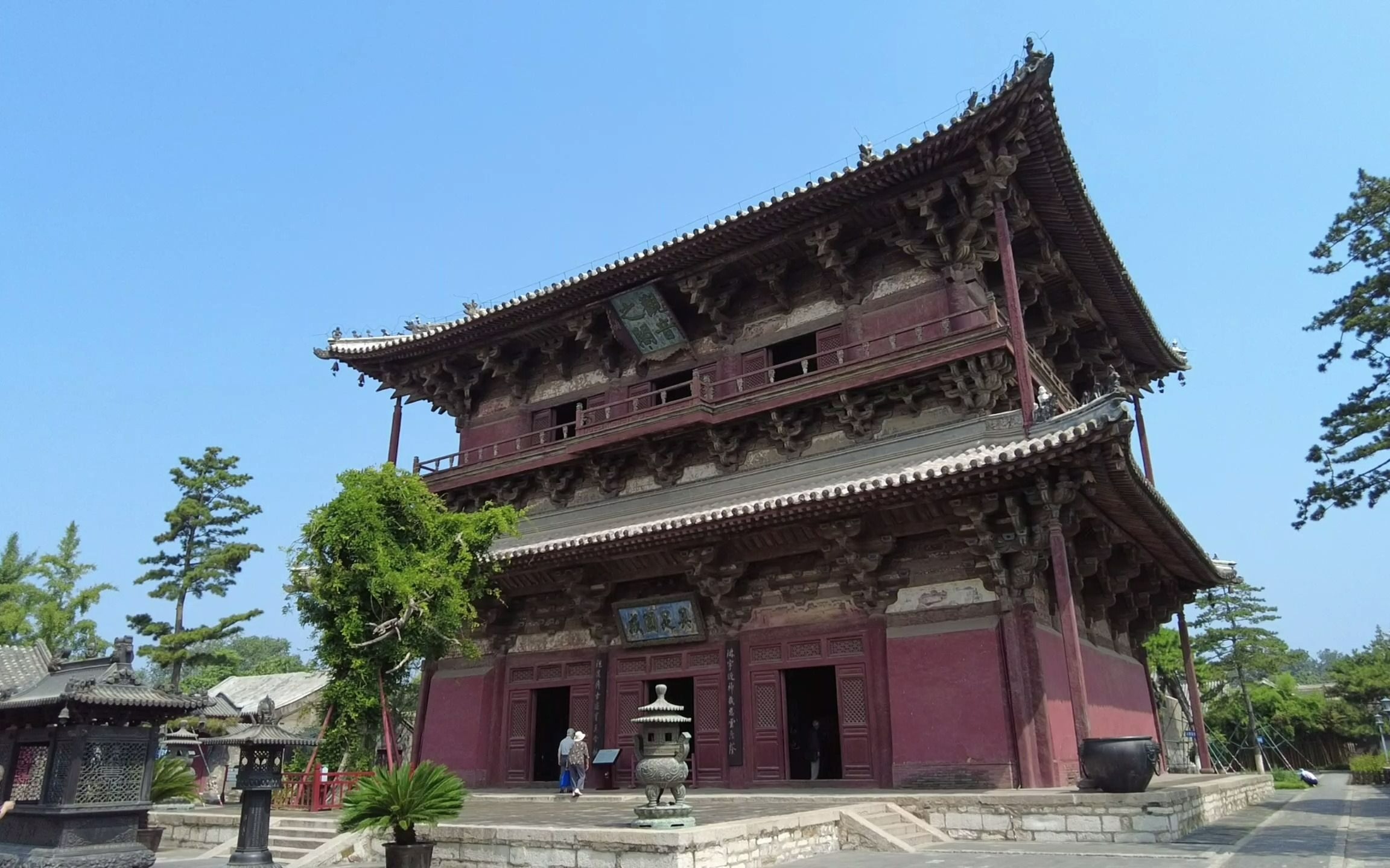 天津蓟县独乐寺 心灵净化之旅 领略辽代建筑之壮观 非常值得一去